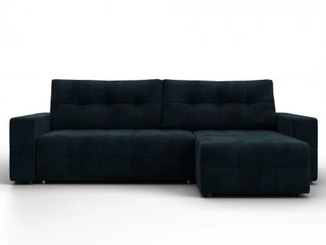 Диван угловой Лига-122 угол универсальный (ДСП,Брус,Велюр/Графит) Лига Диванов 137611