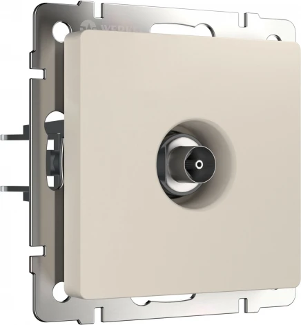 ТВ-розетка оконечная (айвори матовый) Werkel W1183062 (a062431)