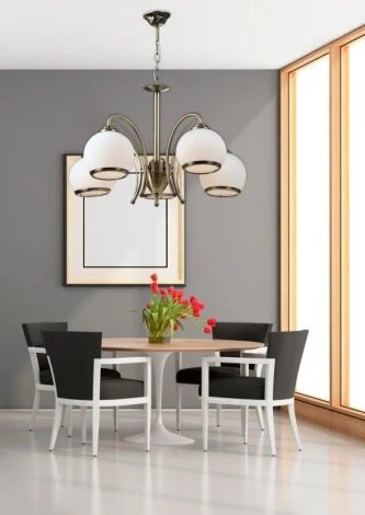 Подвесная люстра Lampex Salta 295/5