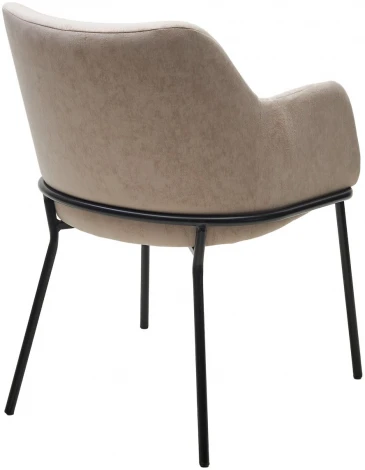 Стул M-City АЛИСТЕР, цвет RAIN 2 какао велюр / черный каркас