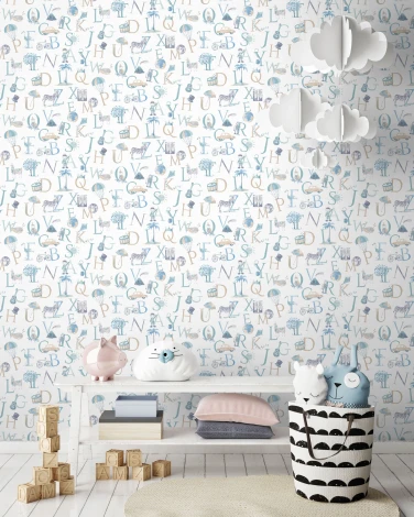 Обои виниловые Grandeco Little Ones LO 2301 10 x 0,53 м