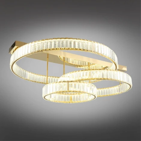 Потолочная люстра ярусная на штанге светодиодная Aployt Oriann APL.076.03.140 (220V, кольцо)