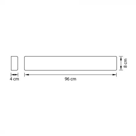 Настенный светильник линейный светодиодный Lightstar Fiume 810538 (220V)
