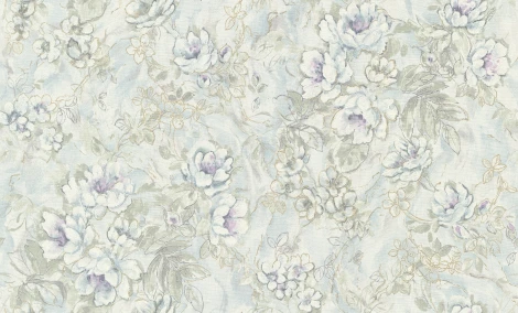 Обои виниловые Grandeco Poeme OM 2207 10,05 х 1,06 м