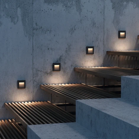 Встраиваемый светильник уличный Maytoni Arca O038-L3B (LED, 220V, IP65)