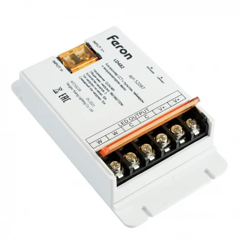 Контроллер CCT для светодиодной ленты с П/У 12-24V Feron LD482 52097