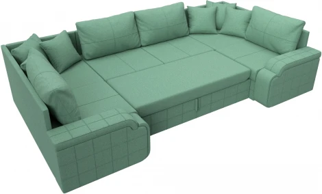 Диван П-образный Николь Лига Диванов (Рогожка) арт.125912