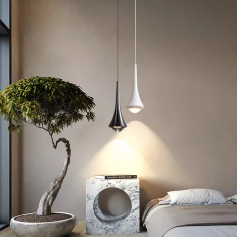 Подвесной светильникCai B Pearl Black By ImperiumLoft Cai-B01 (LED, 220V, на проводе)