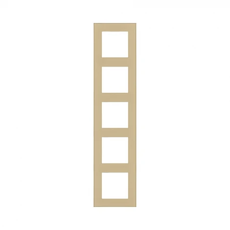 Рамка 5-постовая стекло золотой Kollinger Asthetik AS5GD