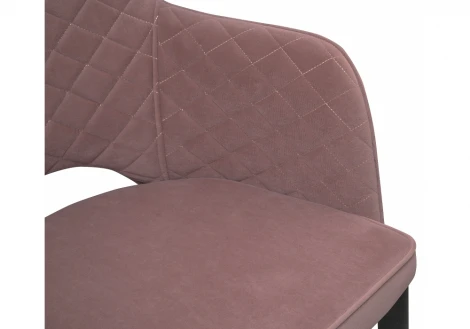 Стул Woodville на металлокаркасе Vener light purple / black 15113