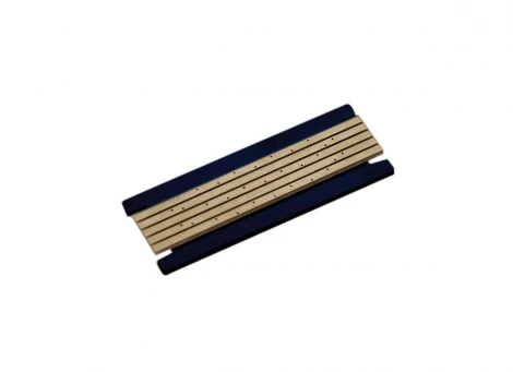 Короткая декоративная плата черного цвета для магнитного шинопровода Short Plate DLM/X Black Donolux
