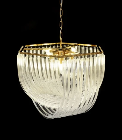 Подвесная люстра Lumina Deco Weddini LDP 6001-600 GD+CL