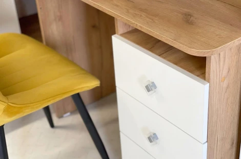 Форсаж Стол, цвет дуб крафт золотой/белый Mebelson (арт.MKF-05.2725)