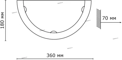 Настенный светильник Sonex Provence Crema 056