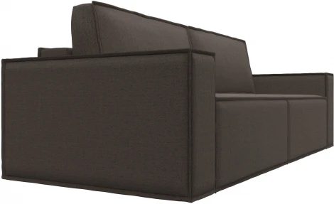 Диван прямой Куба (Коричневый/Рогожка) Лига Диванов арт.124096