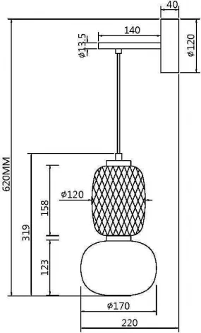 Бра Maytoni Pattern MOD267WL-L18CH3K (LED, 220V)