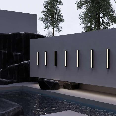 Настенный светильник Maytoni Corte O571WL-L20B3K (LED, 220V, IP65)