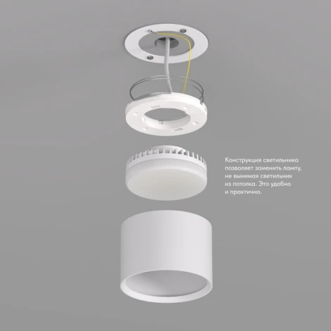 Накладной светильник Denkirs Lund DK2601-WH (220V, круглые)
