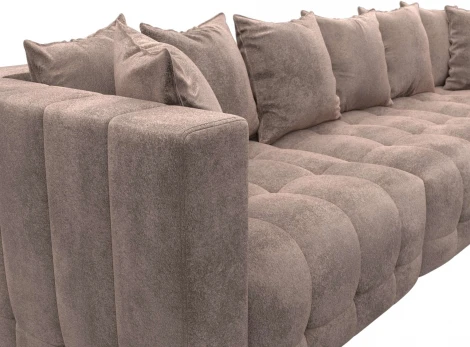 Диван прямой Лига-052 НПБ Лонг Лига Диванов (Велюр) арт.128775