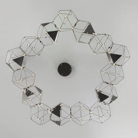 Подвесной светильник светодиодный Eurosvet Uma 90369/15 черный жемчуг (220V, на тросе)