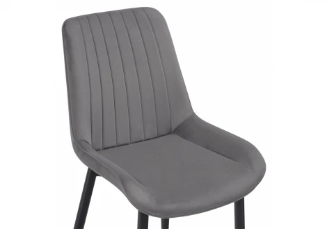 Стул Woodville на металлокаркасе Seda 1 dark gray / gold / black 15285