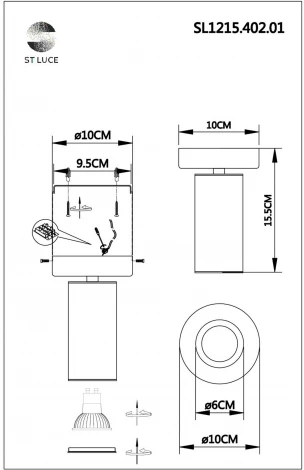 Потолочный светильник ST Luce Talia SL1215.402.01