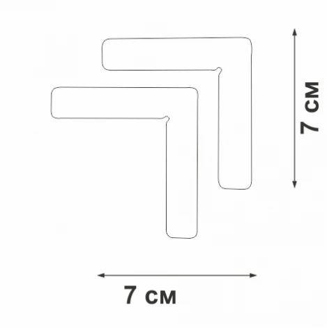 Комплект из 2х креплений для соединения шинопровода скрытой установки Vitaluce VT5627