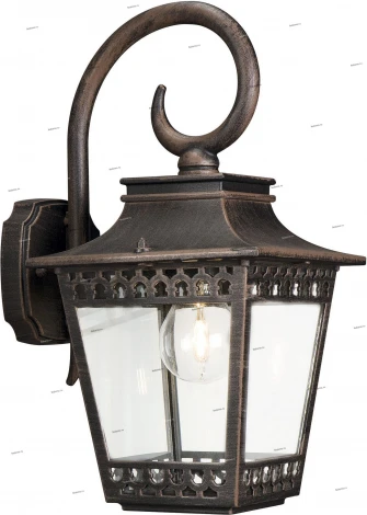 Бра уличное плафон вверх Massive Istanbul, 1 плафон, коричневый