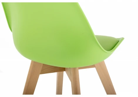 Деревянный стул Woodville Bonuss green 11825
