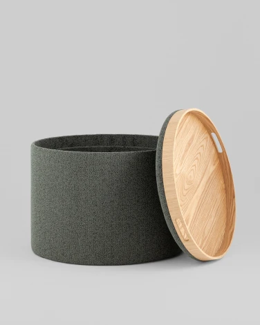 Пуф Stool Group складной с ящиком Store Pet бирюзовый арт.УТ000040154