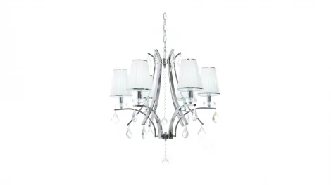Подвесной светильник Lumina Deco Glamour LDP 66247-6 WT+CHR