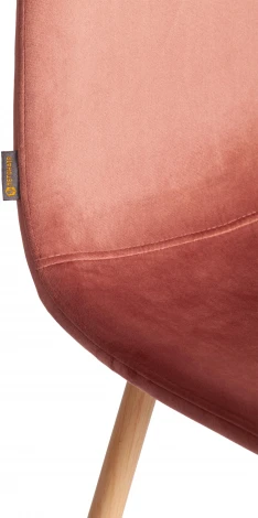 Стул BREEZE (mod. JSC-58) (Велюр,Металл  /Коралловый )