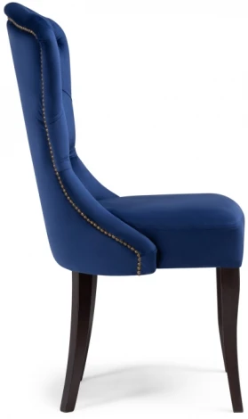 Деревянный стул Woodville Милано 1 синий / венге 474341