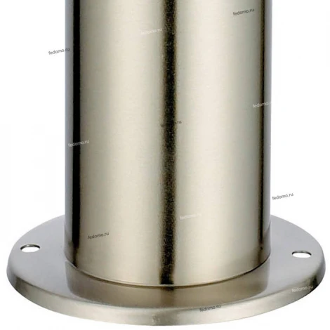 Столб уличный светодиодный Horoz Mimoza, 1 плафон, никель с прозрачным