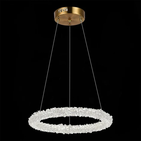 Подвесной светильник Avana SL6110.203.01 ST Luce (регулировка яркости, LED, 220V, пульт управления, на тросе, кольцо)