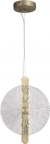 Подвесной светильник ST Luce Wasi SL6141.303.01 бронза/прозрачный LED 1*11W 4000K (220V, на тросе, круглые)