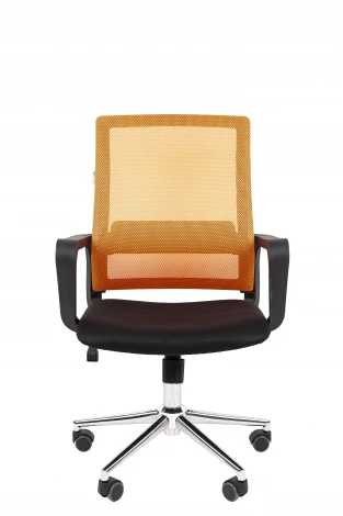Офисное кресло Chairman 606 Россия TW оранжевый хром 7215749