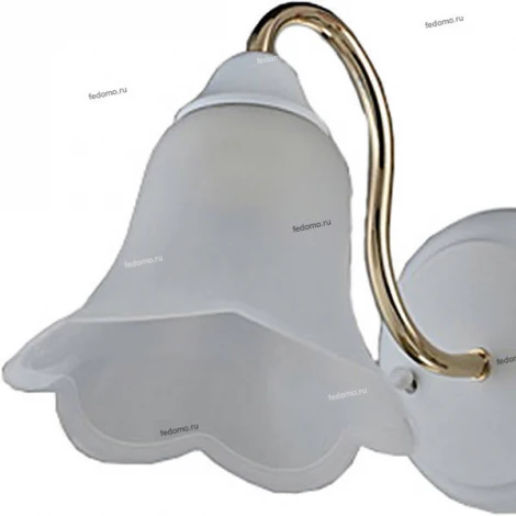 Бра Toscom Angelo, 1 плафон, белый с золотом