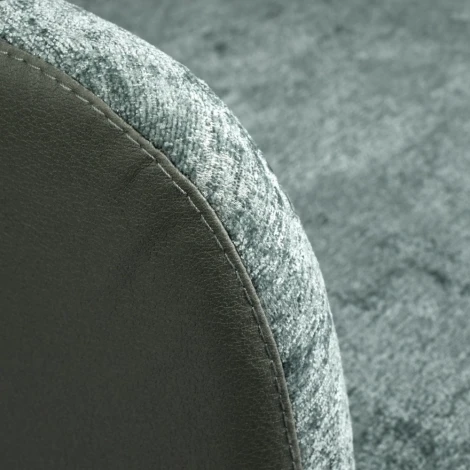 Стул Bradex Home Bruno зеленый шенилл с экокожей с поворотным механизмом (RF 0674)