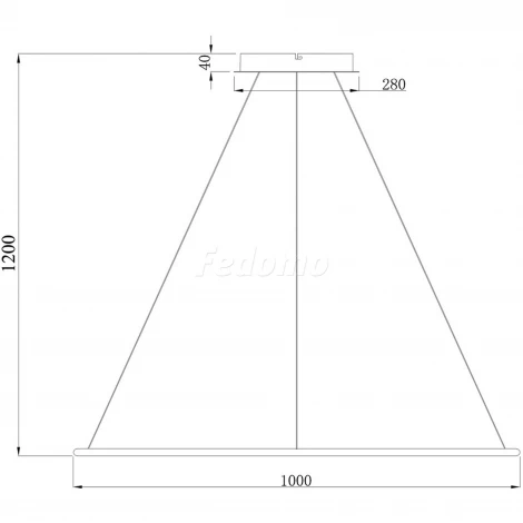 Donolux S111024 S111024/1R 60W White In