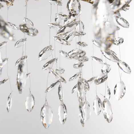 Потолочная люстра хрустальная на штанге Arte Milano Milano-1 23111.1200.18.E14.B GB (220V)