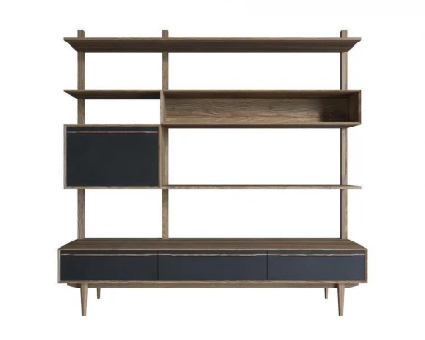 Стеллаж Bruni с ящиками