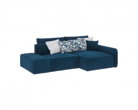 Диван угловой синий D1 Портленд AAA4150015 Premier 21
