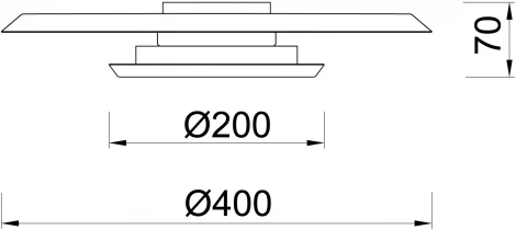 Потолочный светильник круглый Mantra Tina 9003 (LED, 220V, круглые)