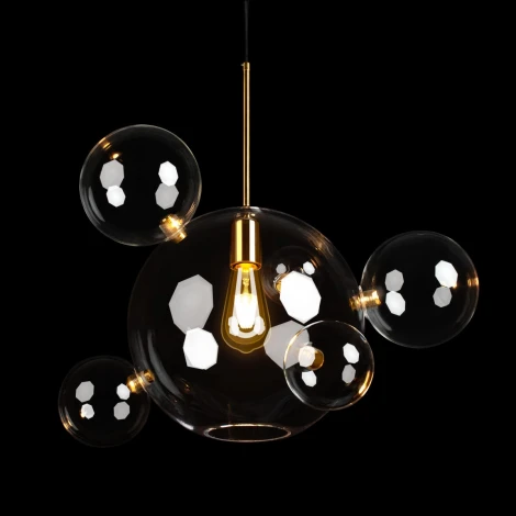 Подвесной светильник Loft It Bolle 2034-P6 (220V, на проводе, шарики, молекулы)