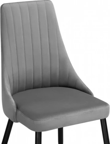 Стул на металлокаркасе Кора (Кора темно-серый / черный) Notta арт.517127