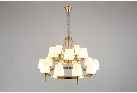 Подвесная люстра ярусная большая Aployt Lyus APL.840.03.15 (220V, на цепи)