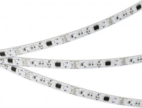 Светодиодная лента SPI-A120-10mm 24V RGB-PX6-BPT (23 W/m, IP20, 2835, 5m) (Arlight, бегущий огонь) 046871