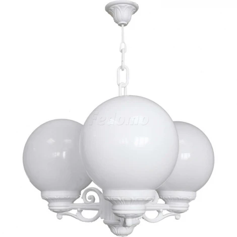Люстра подвесная уличная Fumagalli, 3 плафона, белый