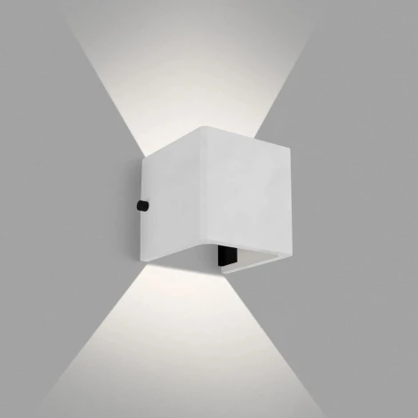 Архитектурная подсветка светодиодная LGD-PERAN-WALL-S120x120-6W Warm3000 (WH, 0-80 deg, 230V) (Arlight, IP65 Бетон) 058169